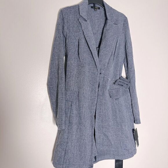 NWT CITY STUDIOS Juniors' 2-Piece Belted Jacket & Dress Set blue size 1 - Picture 10 of 13